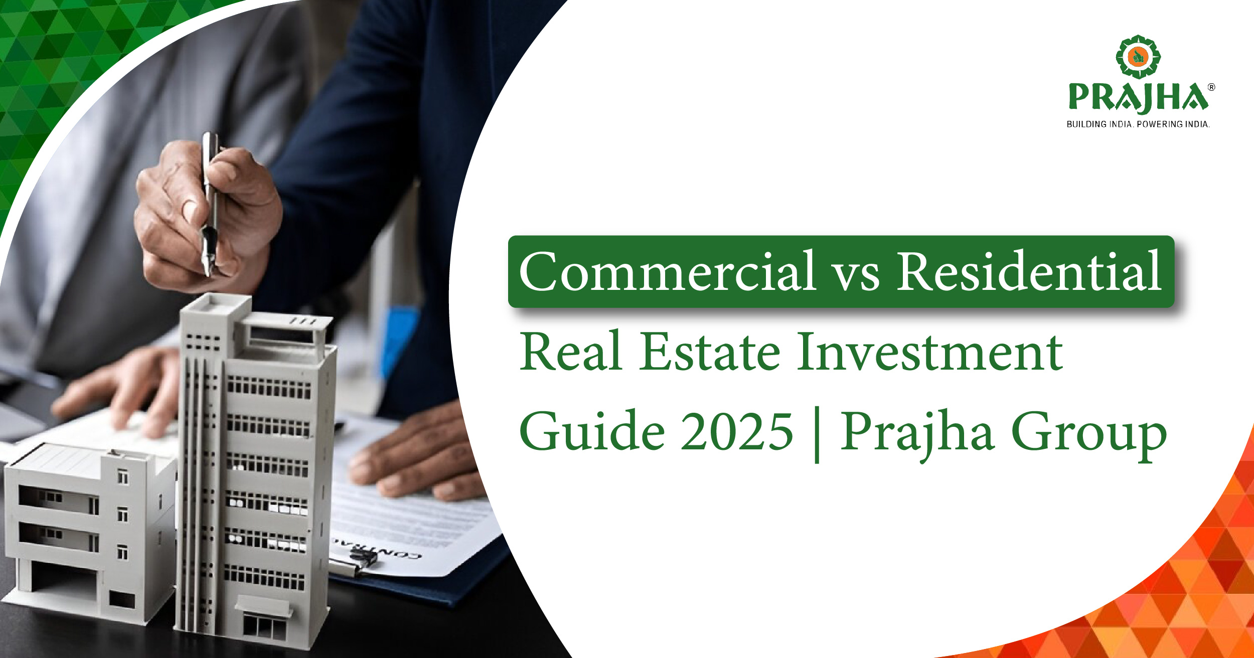 Commercial vs Residential Property Investment Comparison 2025 – Prajha Group Insights